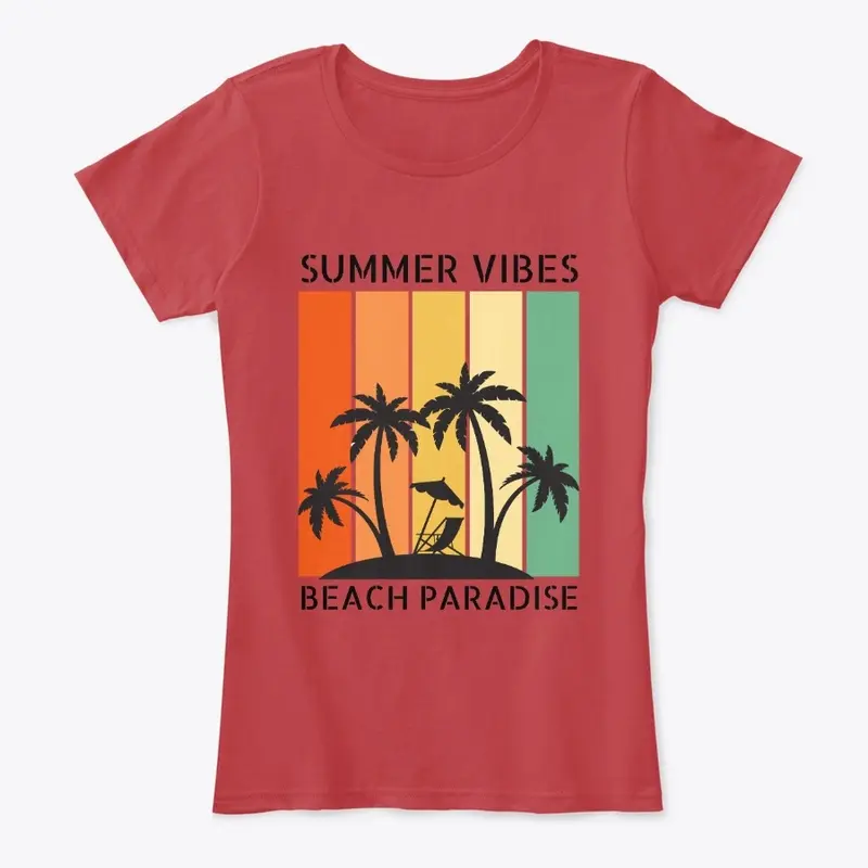 Summer Vibes Printed T-Shirt