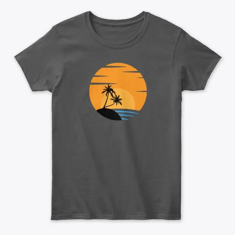 Beach Printed T-shirt