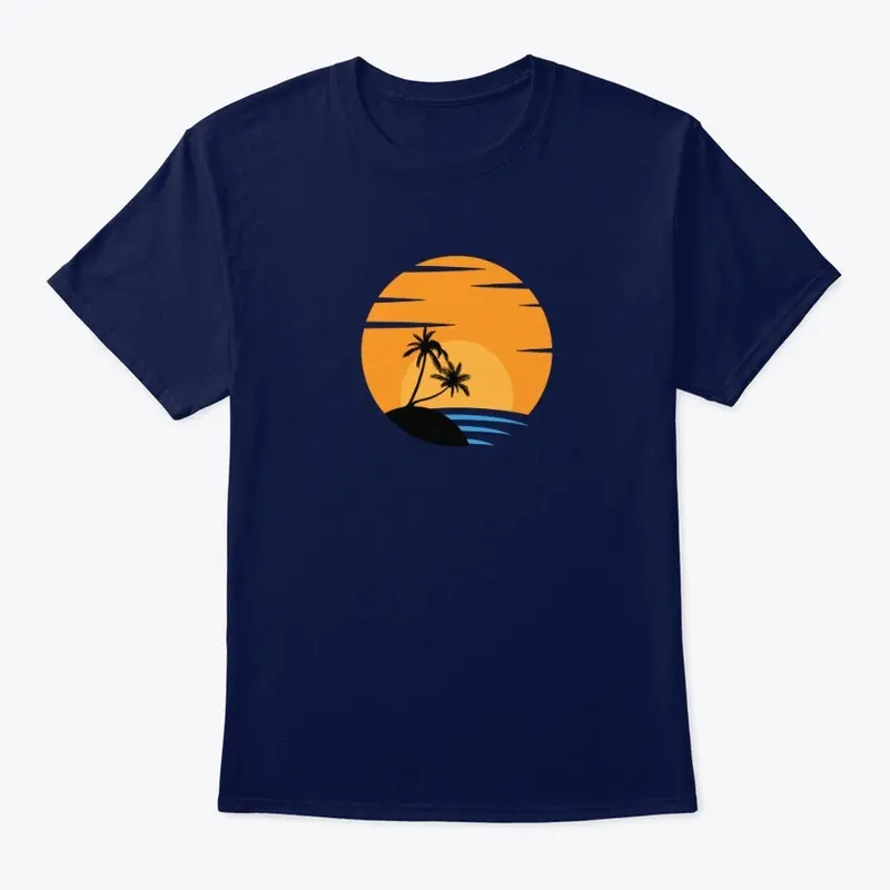 Beach Printed T-shirt